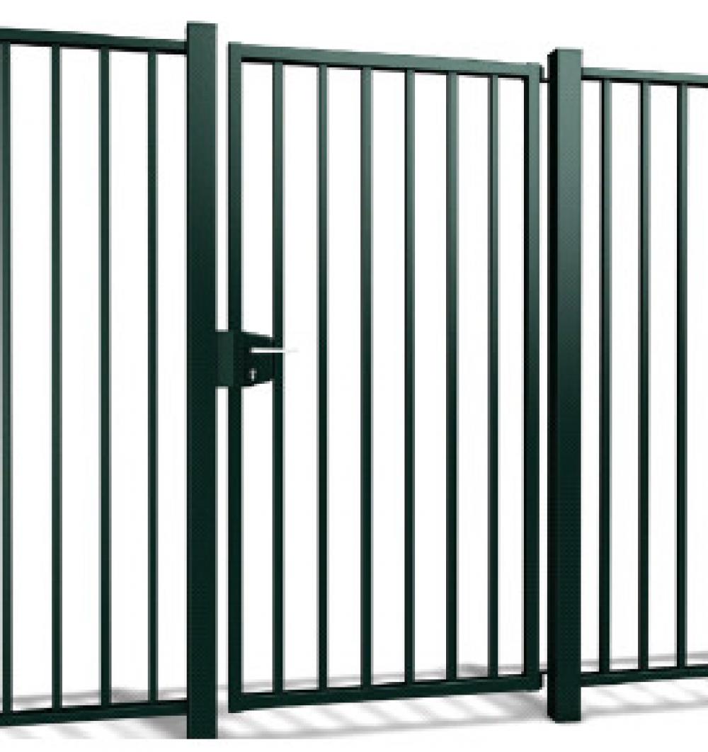 Portillon, Portail, solide, serrure Locinox, barreaux carrés, économique 