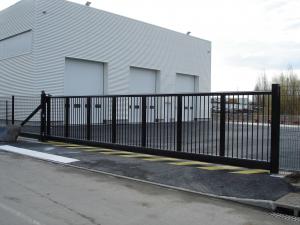 Peripro Fencing coulissant sur rail autoportant porte-à-faux équilibre 